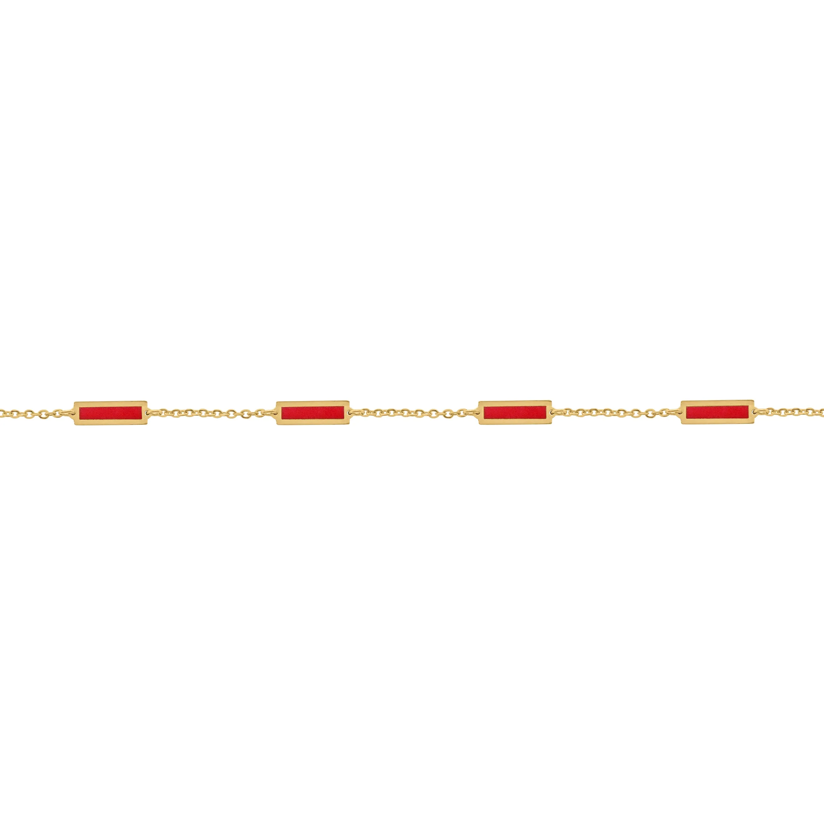 14K GOLD CARNELIAN ANNA BRACELET