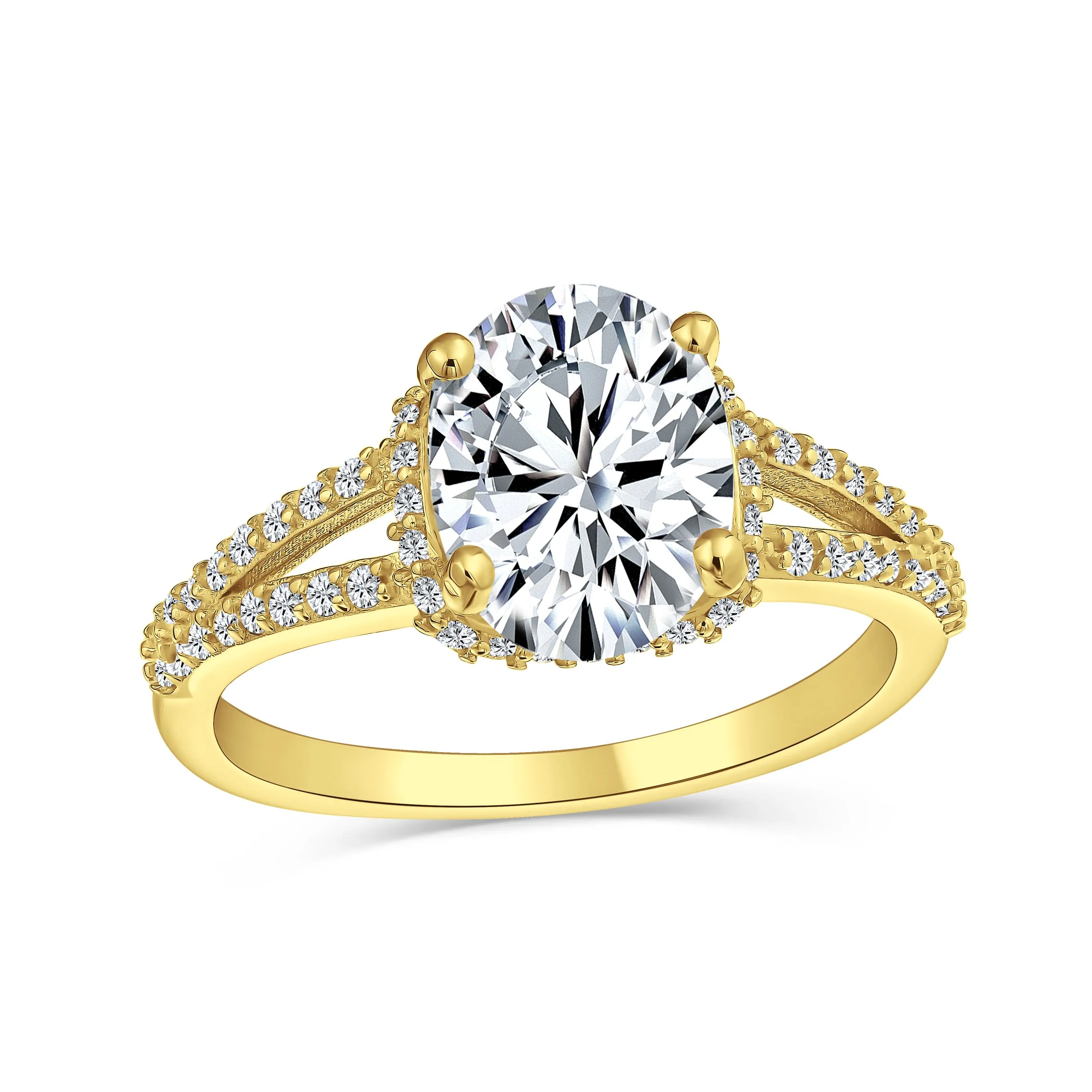3CT Square Cushion Cut AAA CZ Engagement Ring .925Sterling Silver