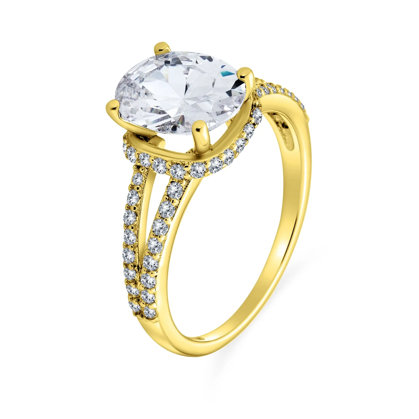3CT Square Cushion Cut AAA CZ Engagement Ring .925Sterling Silver