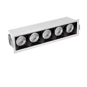 5 Led Linear Chrome Reflector Magic Led Linear Laser Spot Light 20w ALMG20S