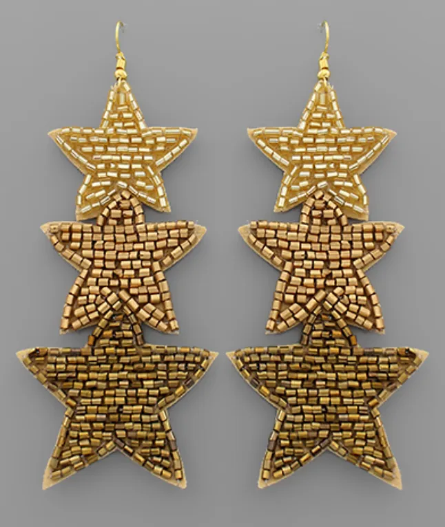 A Star Is Born Beaded Earrings