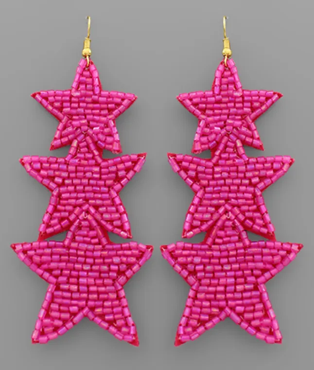 A Star Is Born Beaded Earrings