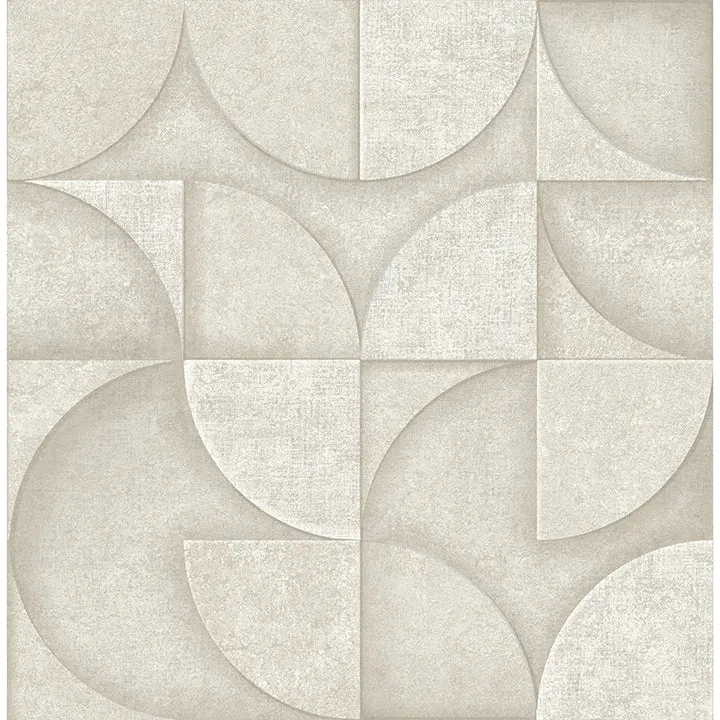 Addison Stone Retro Geo Wallpaper  | Brewster Wallcovering