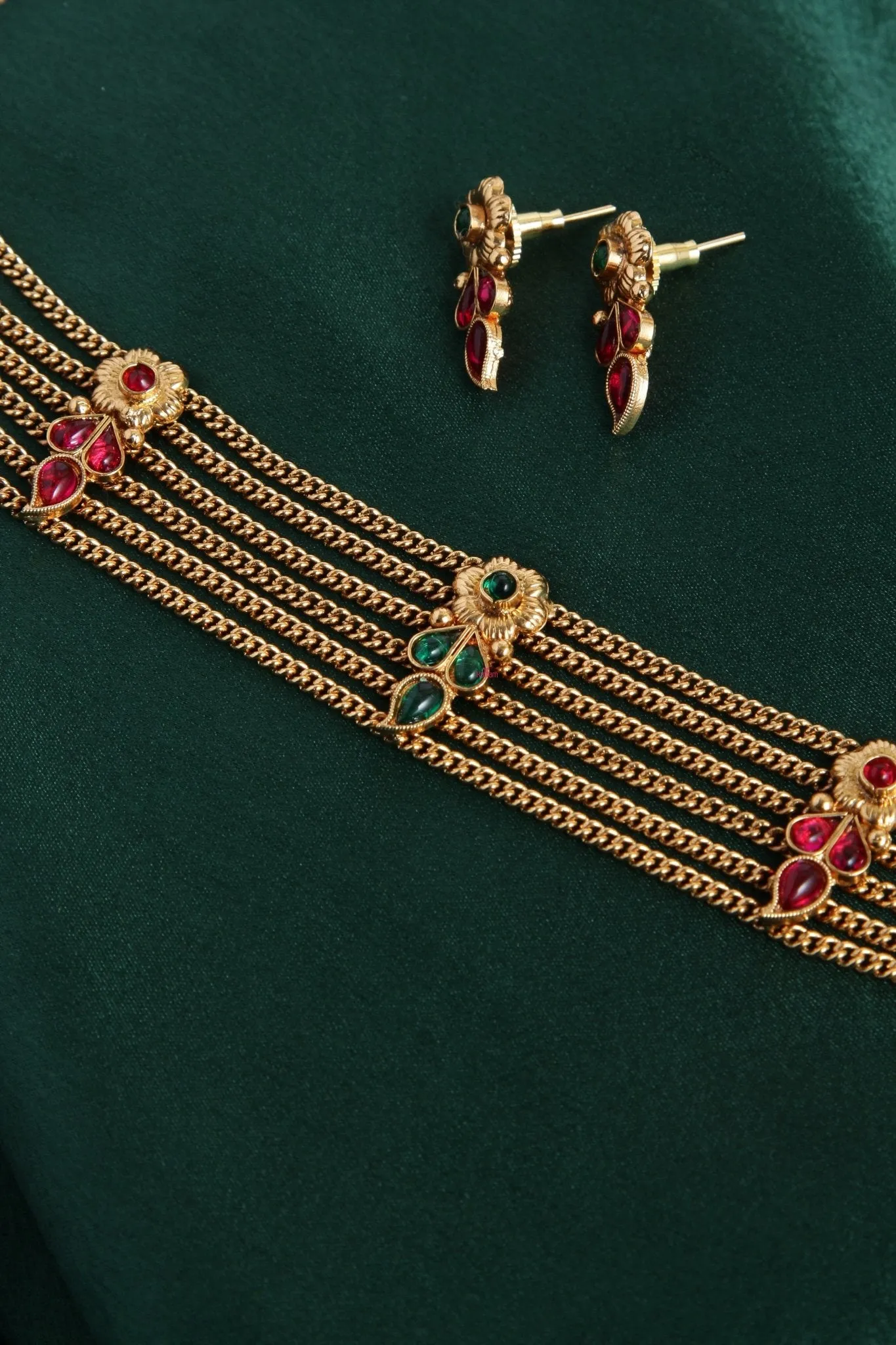 Agalya - Three Layered Choker