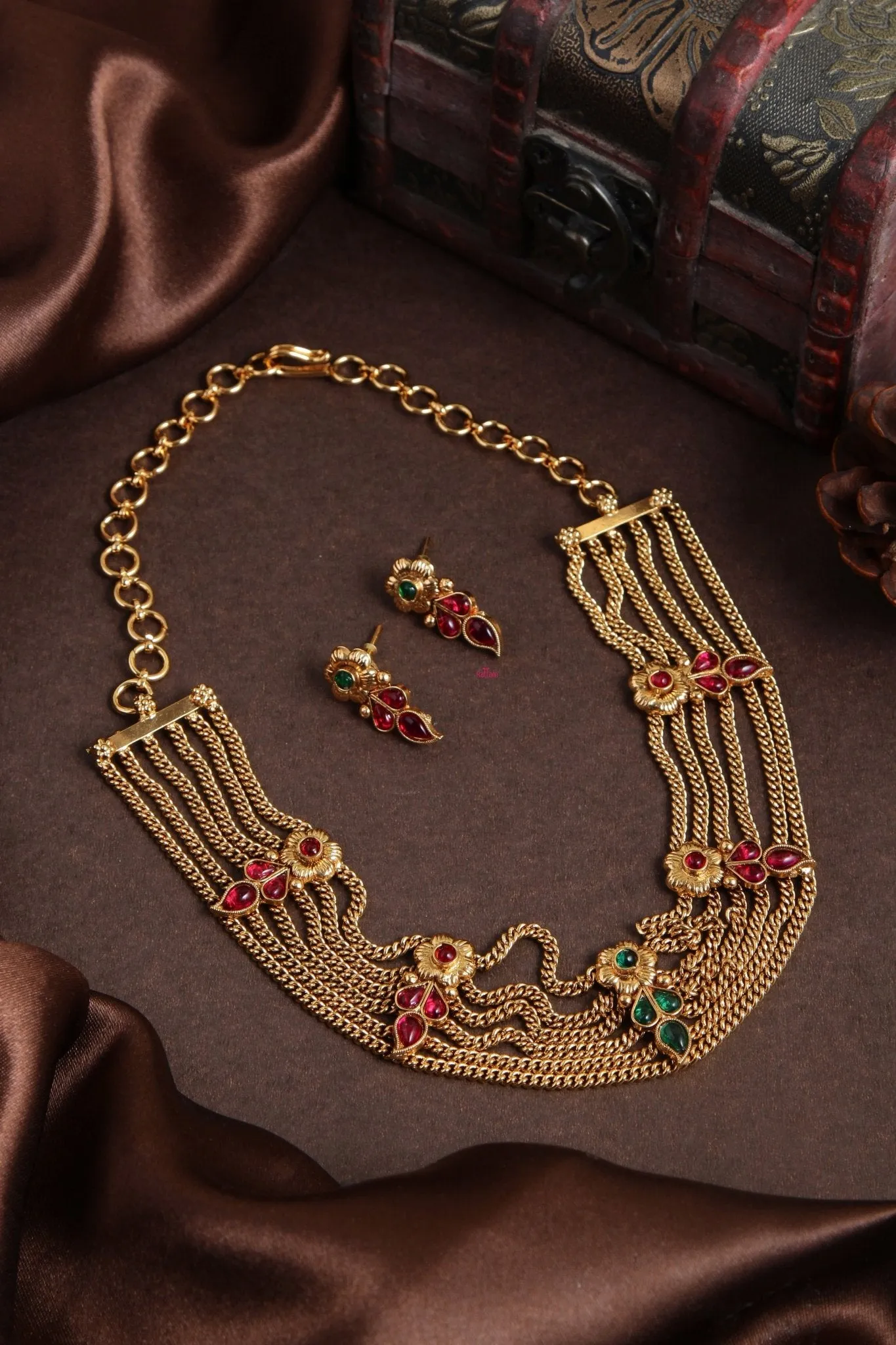 Agalya - Three Layered Choker