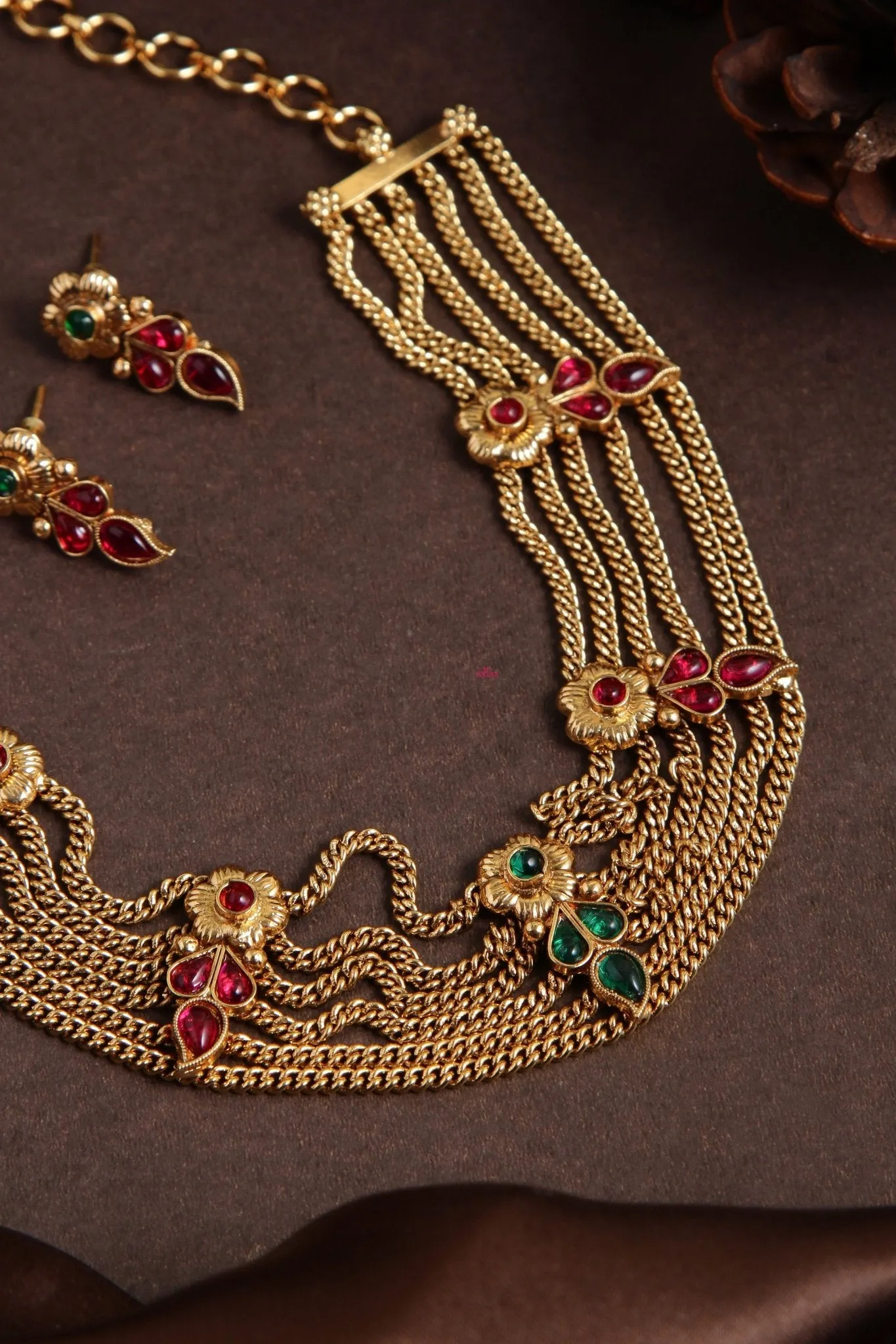Agalya - Three Layered Choker