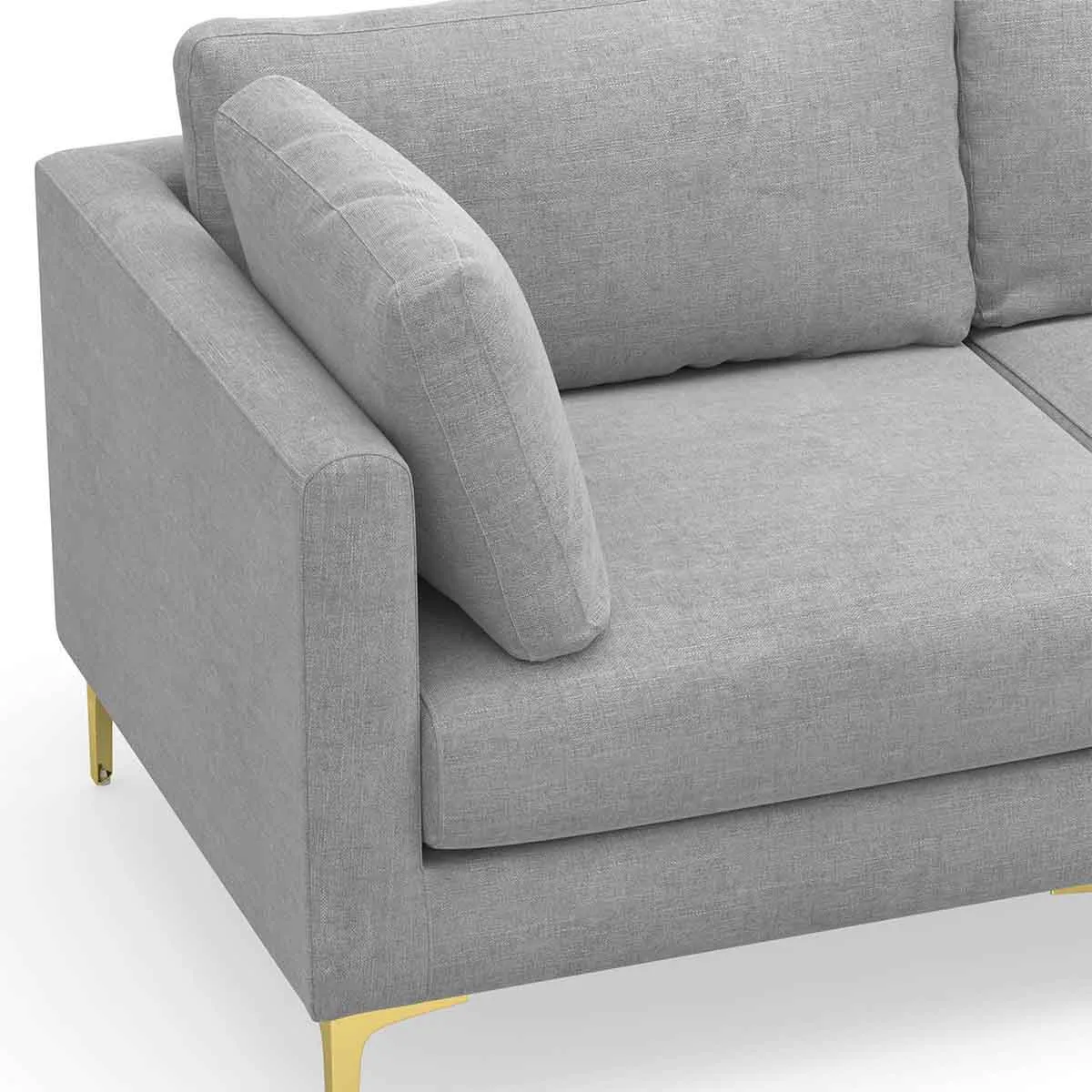 Alex Fabric Sectional Sofa & Right Hand Chaise
