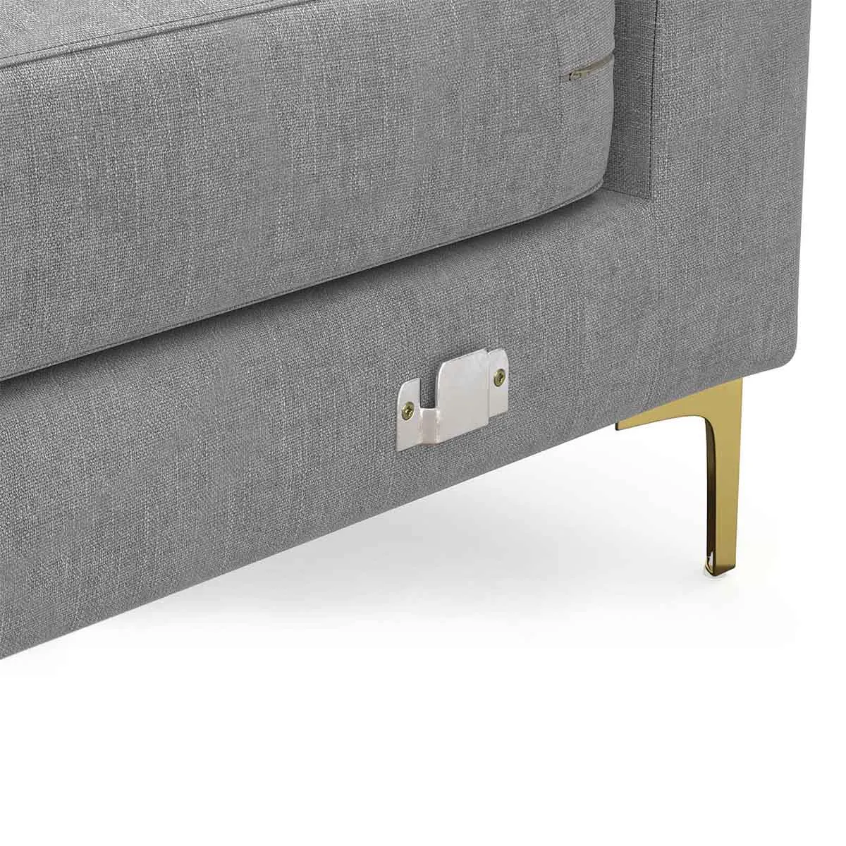 Alex Fabric Sectional Sofa & Right Hand Chaise