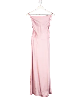 & Other Stories Pink Cowl Neck Dress UK 6