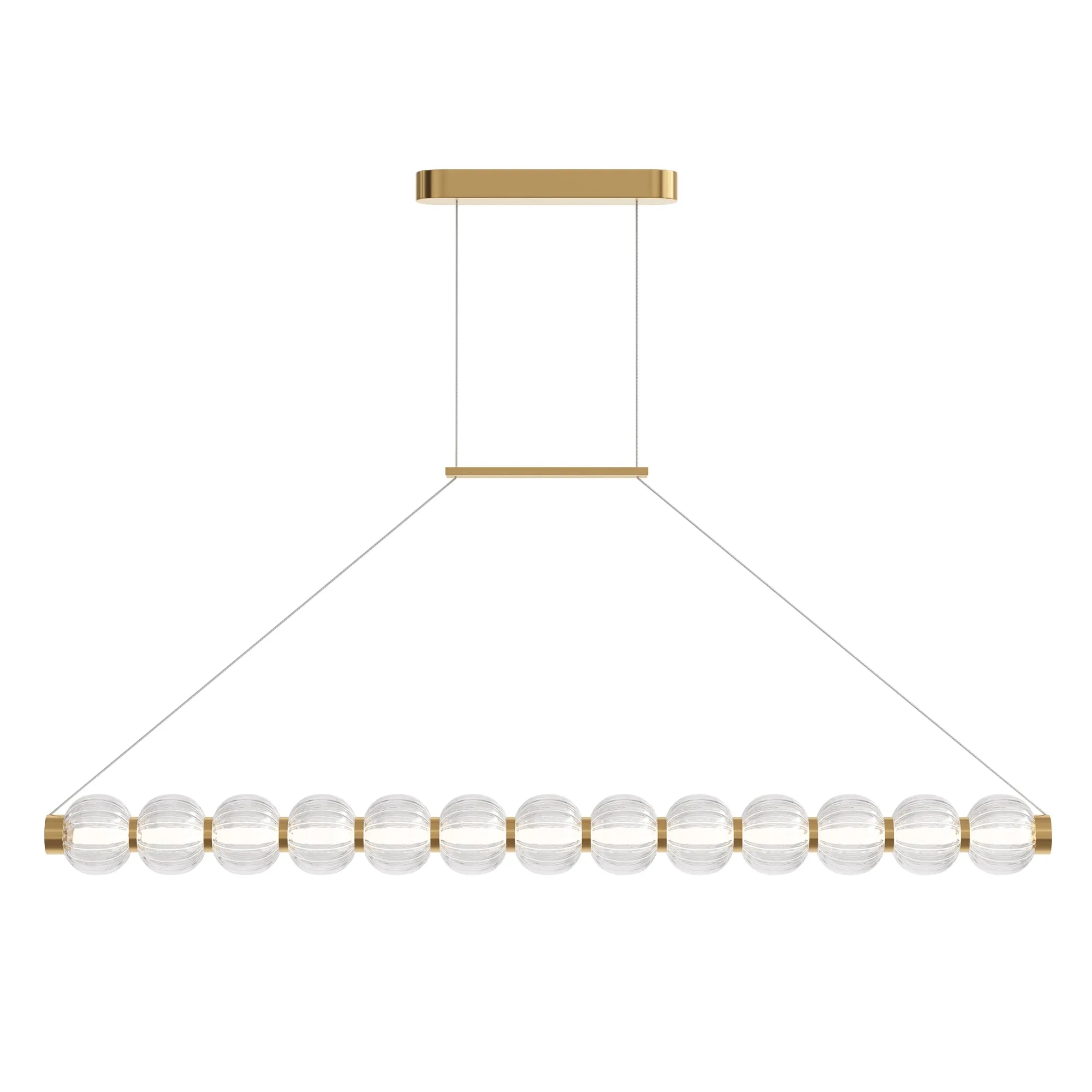 Amulet LED Linear Pendant - Gold