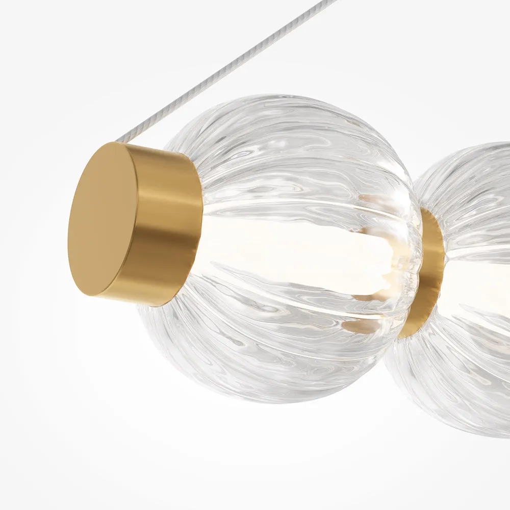 Amulet LED Linear Pendant - Gold