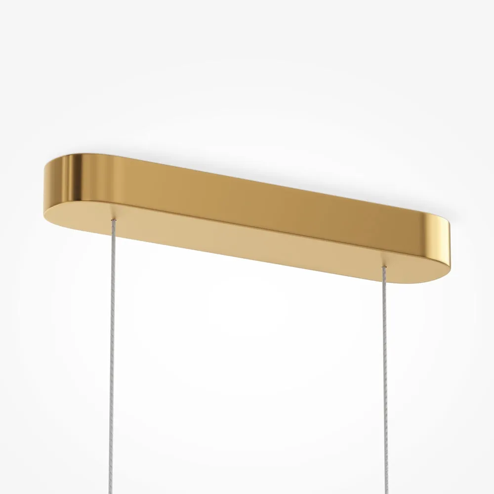 Amulet LED Linear Pendant - Gold