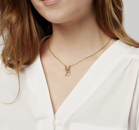 Annie Oak Fox Geometric Necklace