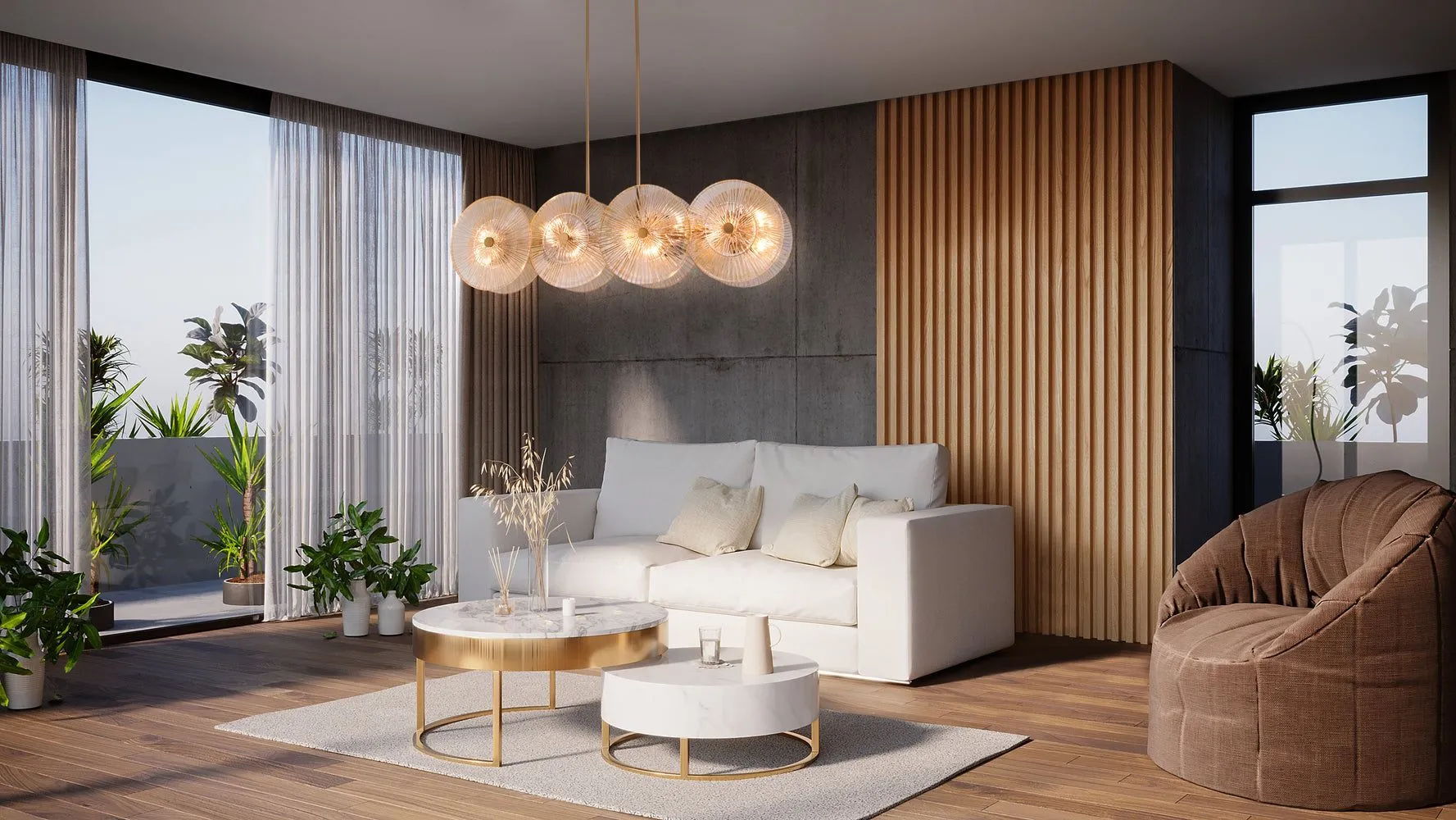 Aster 8Lt Linear Pendant