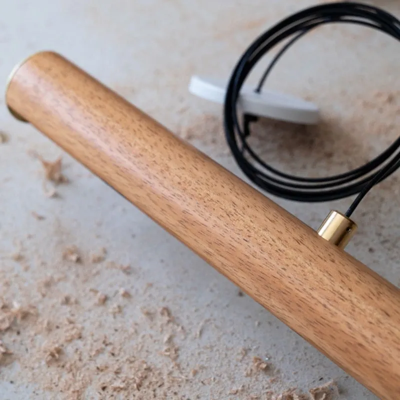 Australian Cylindrical Timber Linear Pendant