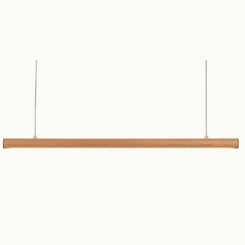 Australian Cylindrical Timber Linear Pendant