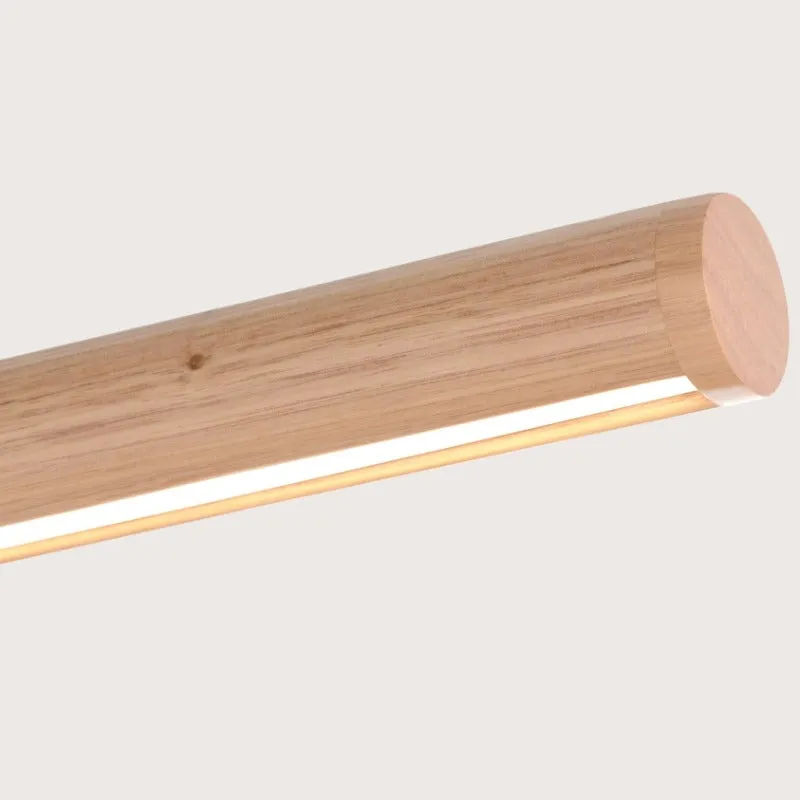 Australian Cylindrical Timber Linear Pendant