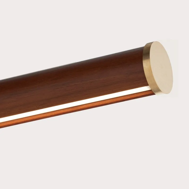 Australian Cylindrical Timber Linear Pendant