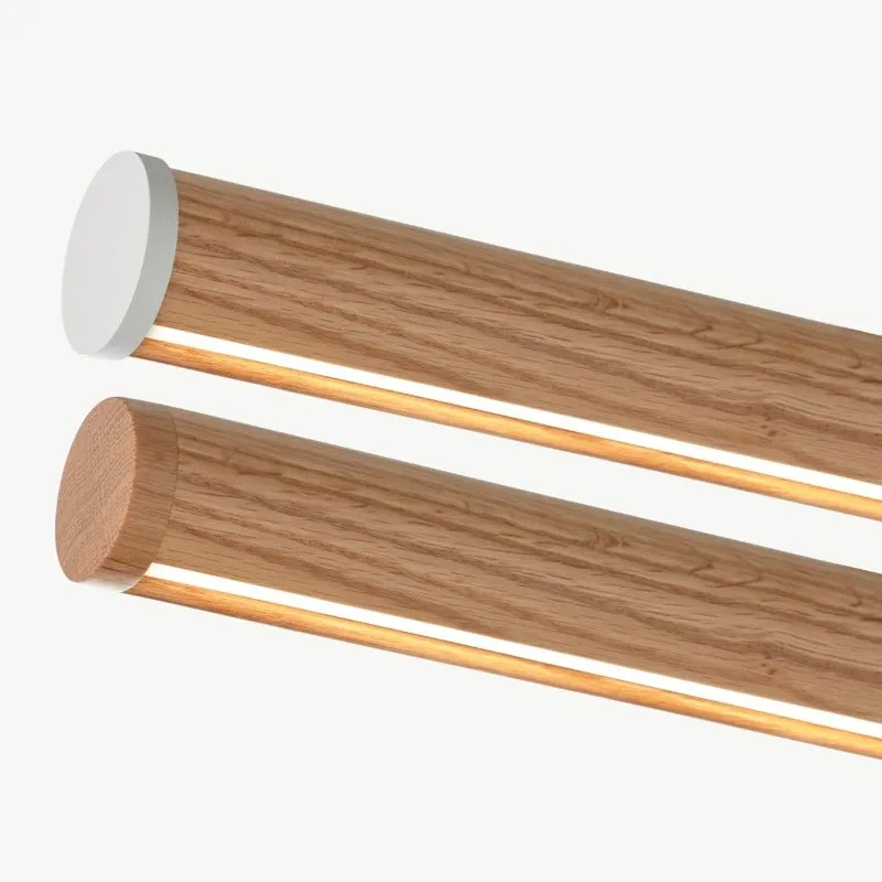 Australian Cylindrical Timber Linear Pendant