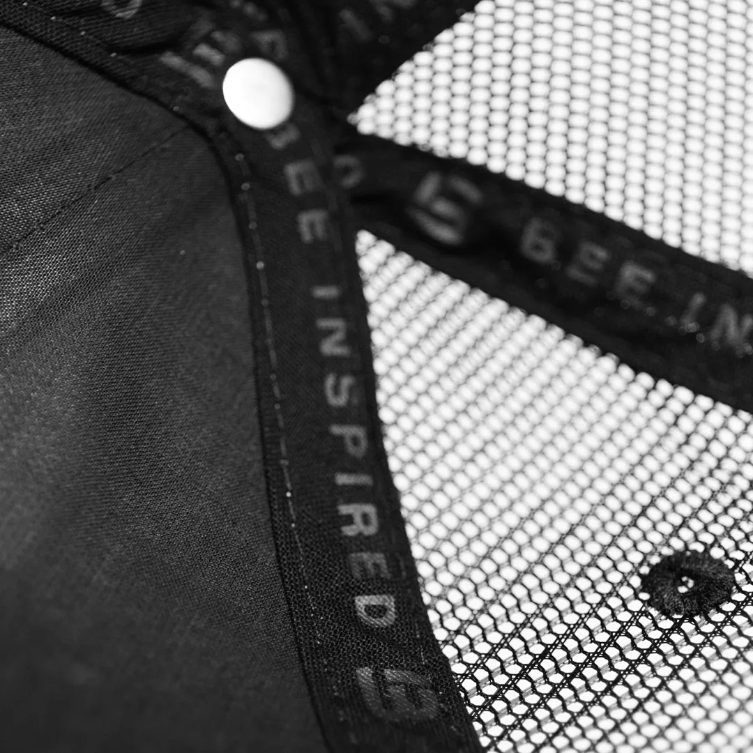B Trucker Cap - White/Black