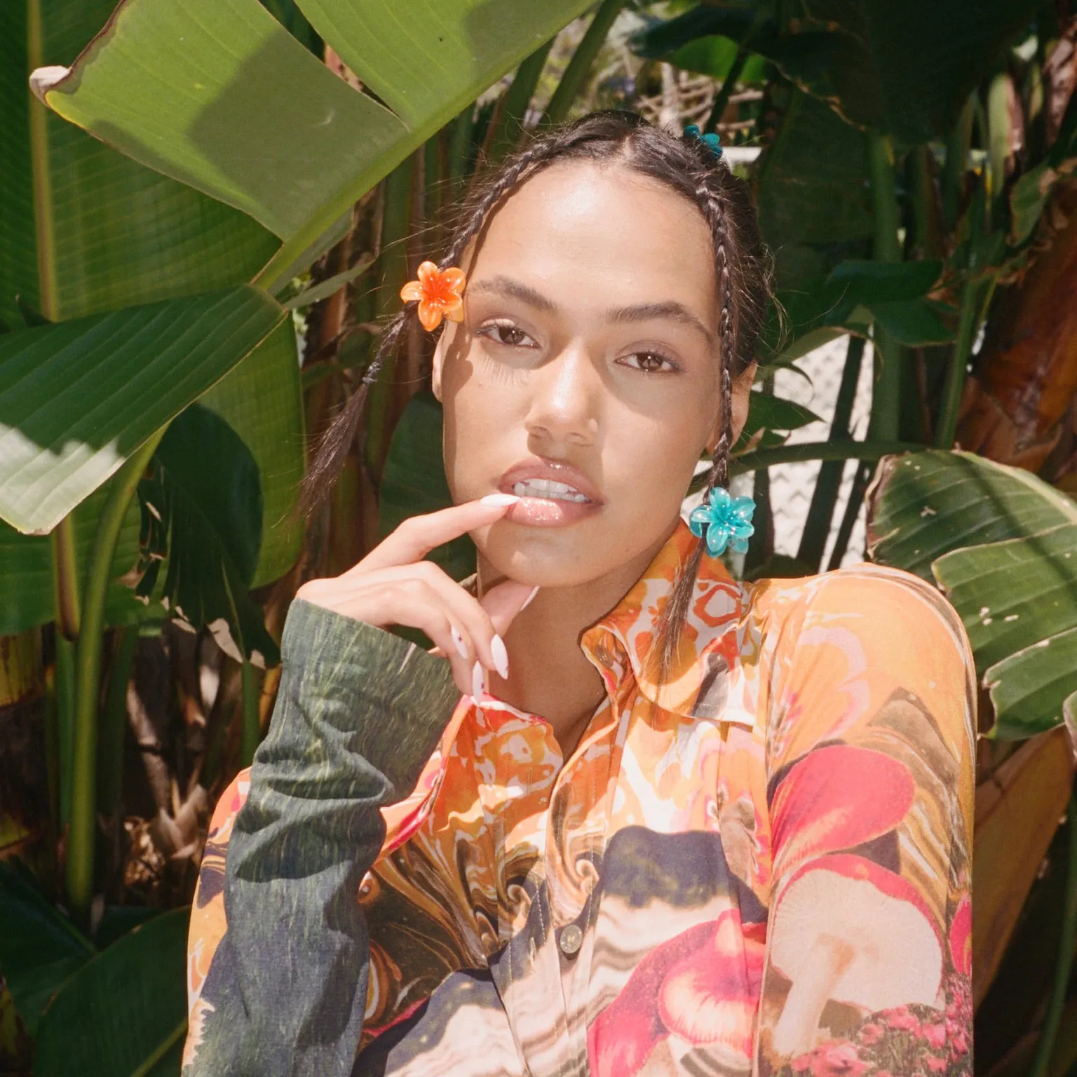 Baby Super Bloom Clip Set in Saltwater