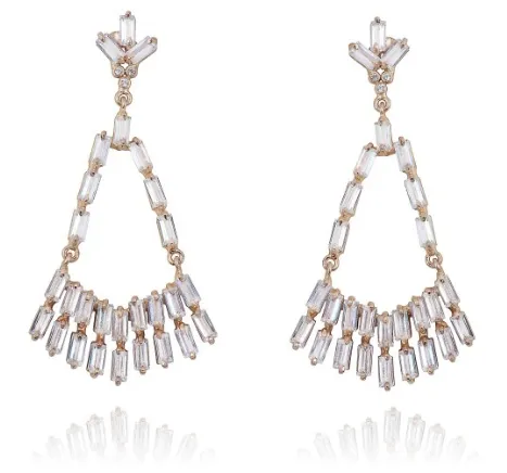 Baguette Chandelier Earring
