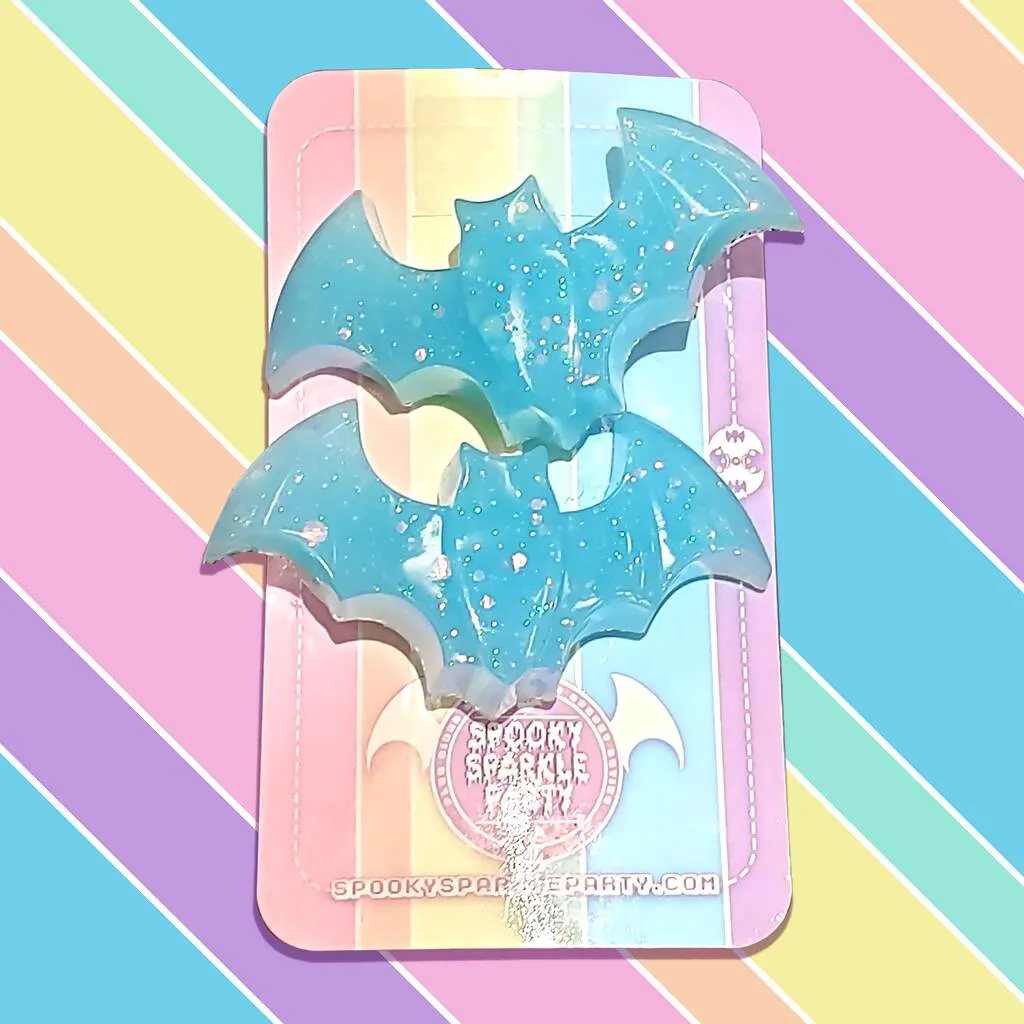 Bat Hairclips 2-pack