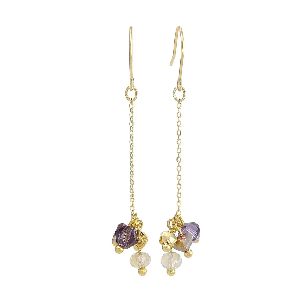 Bead Cluster Hook Earrings