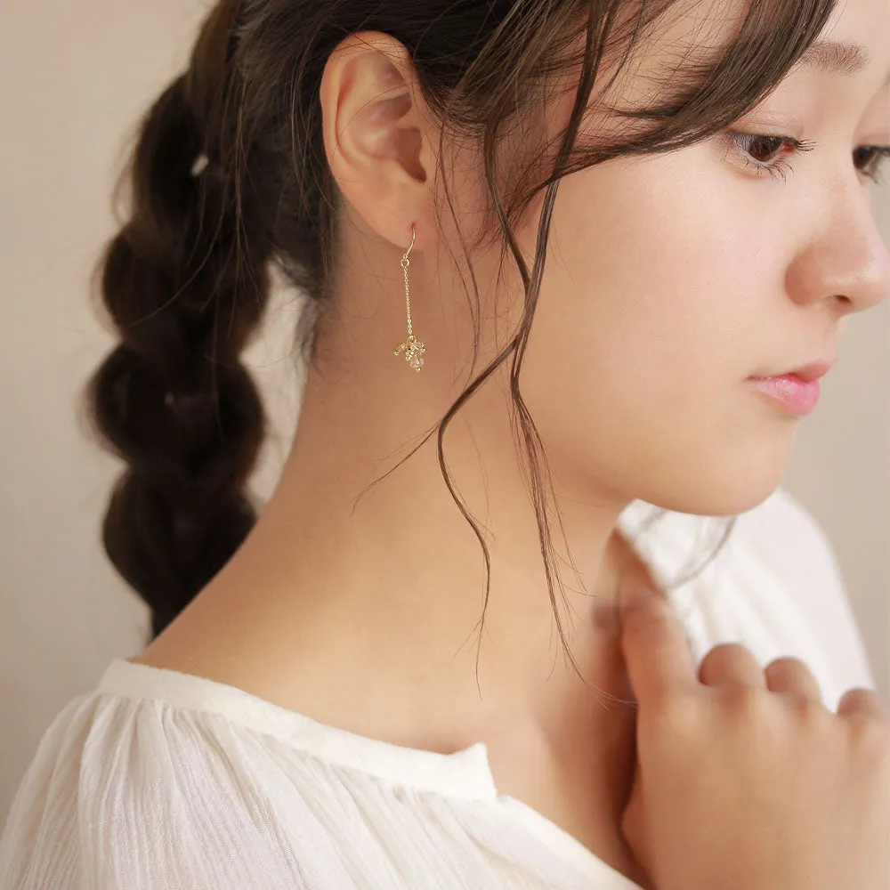 Bead Cluster Hook Earrings