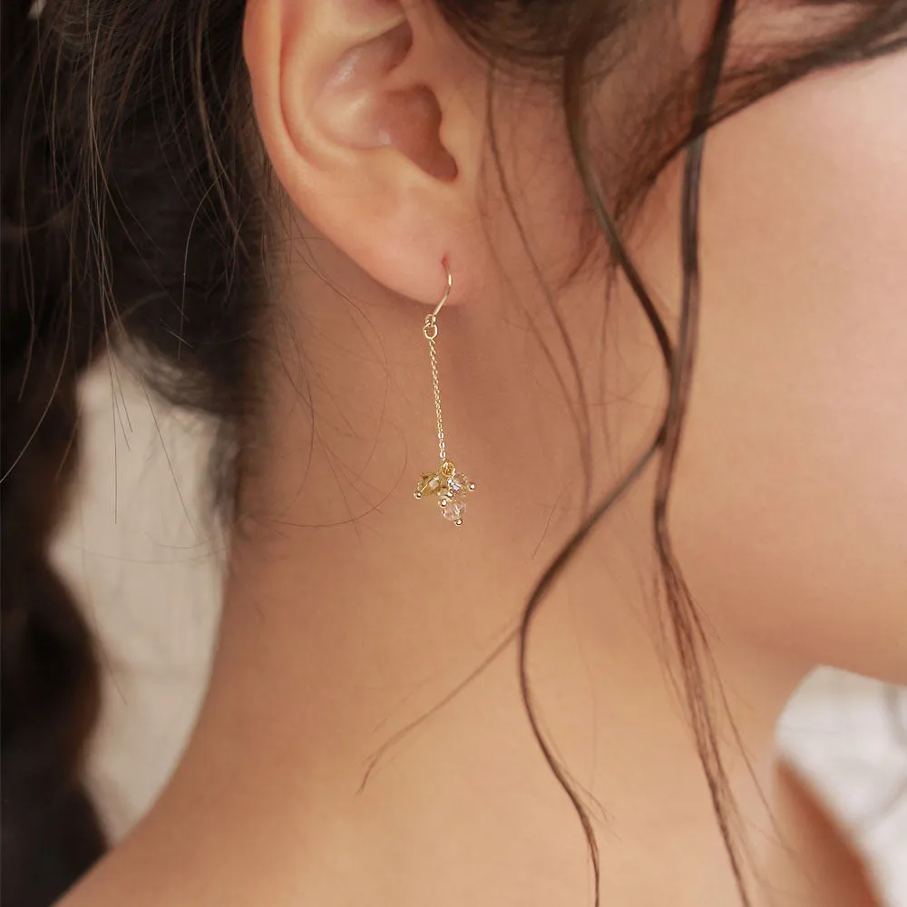 Bead Cluster Hook Earrings