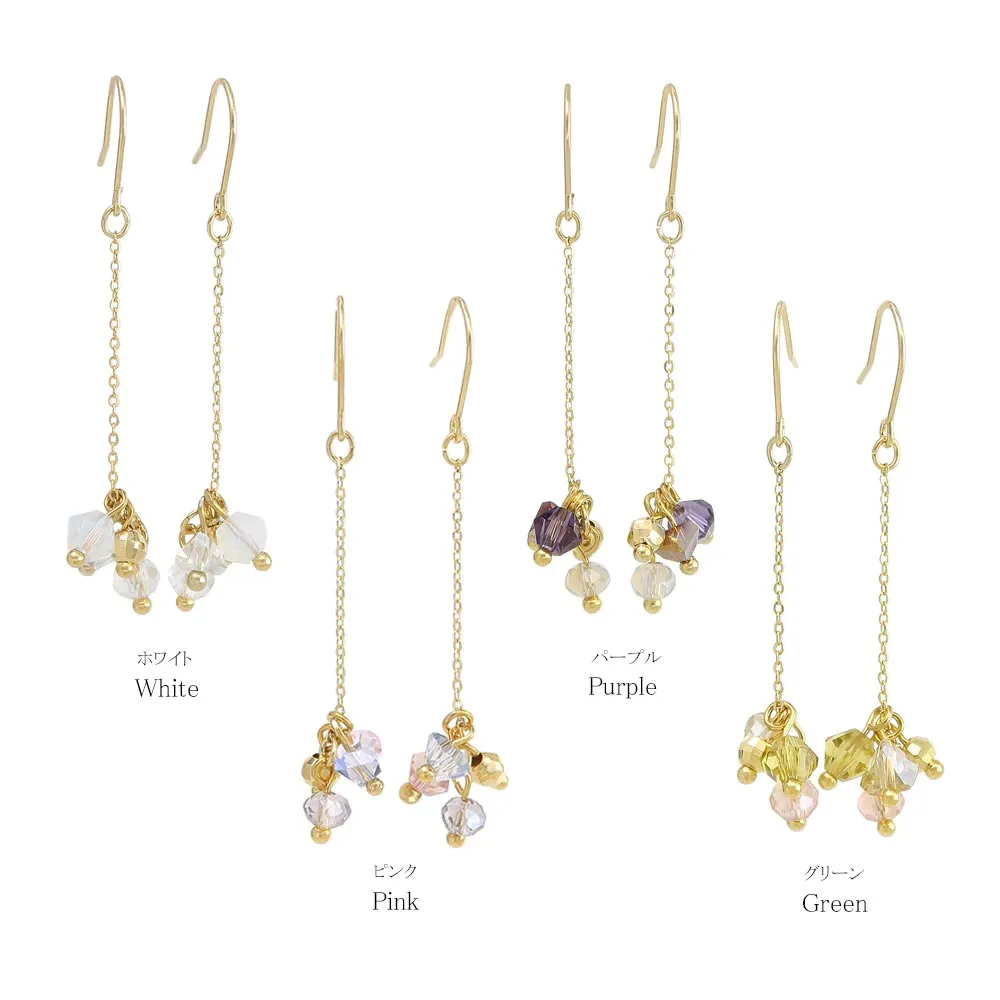 Bead Cluster Hook Earrings