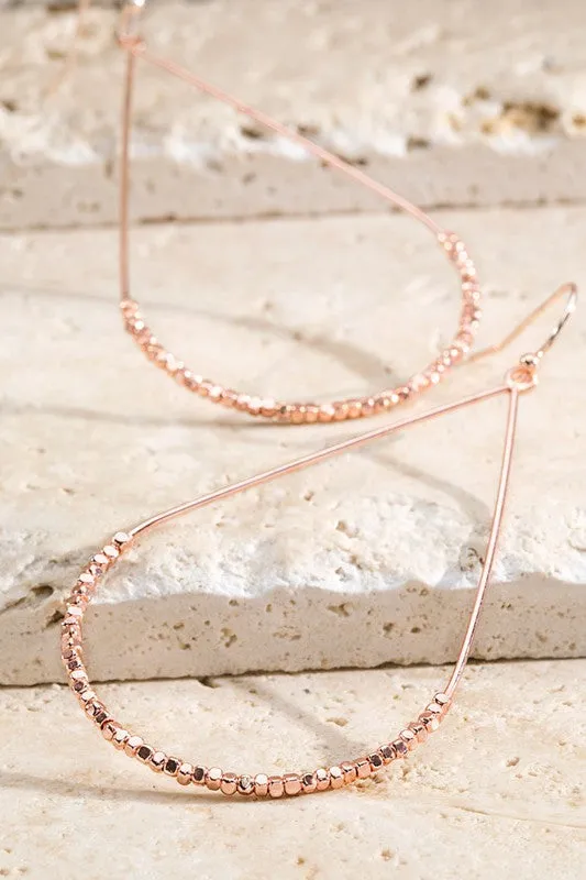 Beaded Teardrop Earrings