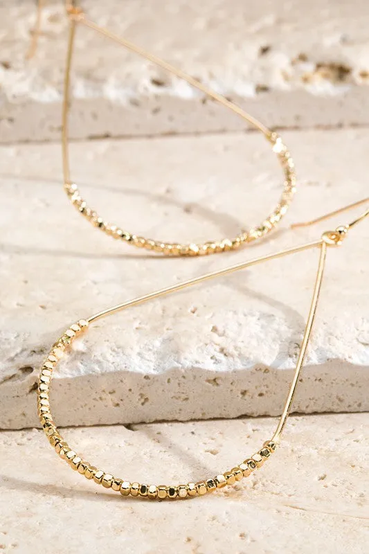 Beaded Teardrop Earrings