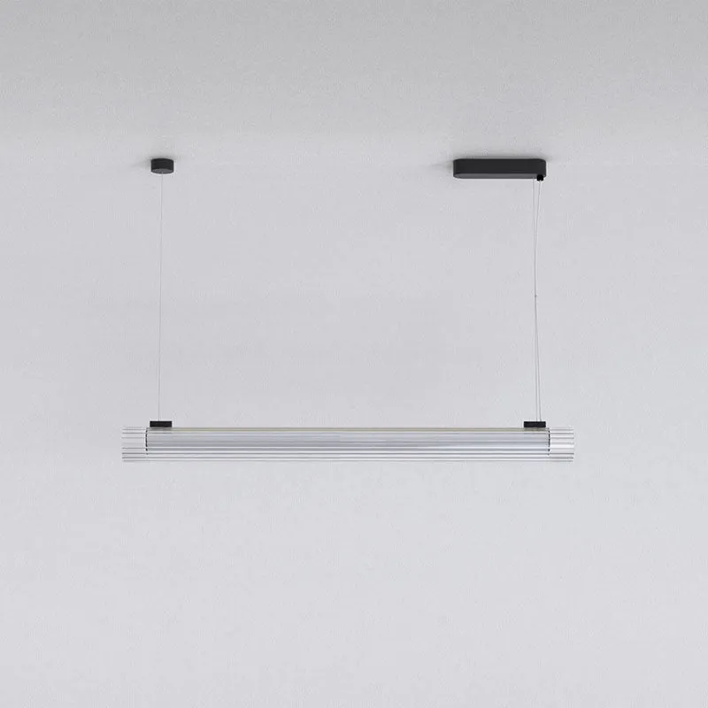 Black Linear LED Pendant Light