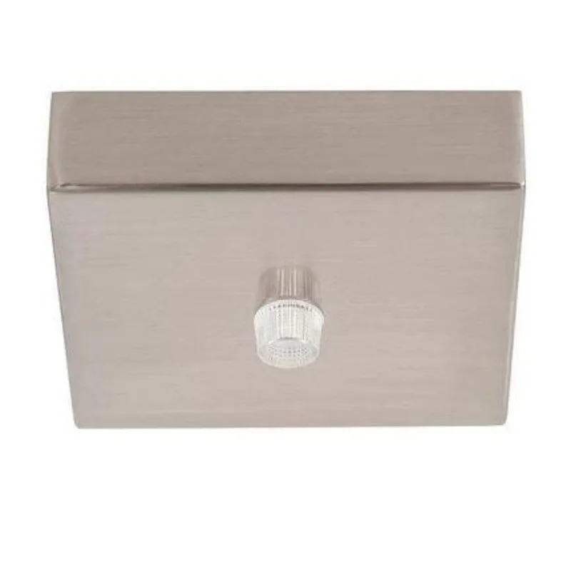 Boxy Silver Linear Pendant | Integrated Power Cord | Assorted Sizes
