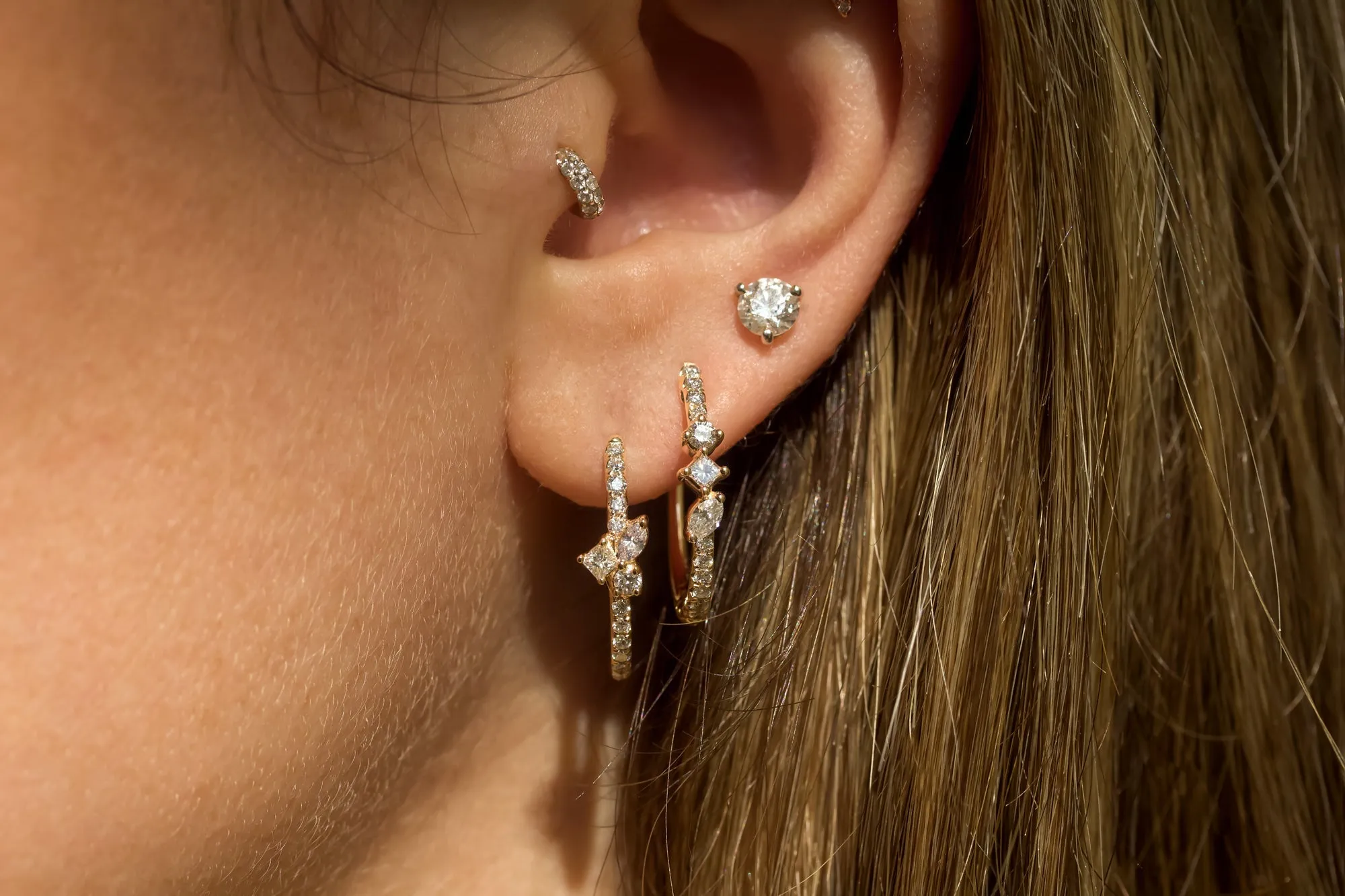 Budding Mixy Oval Hoops