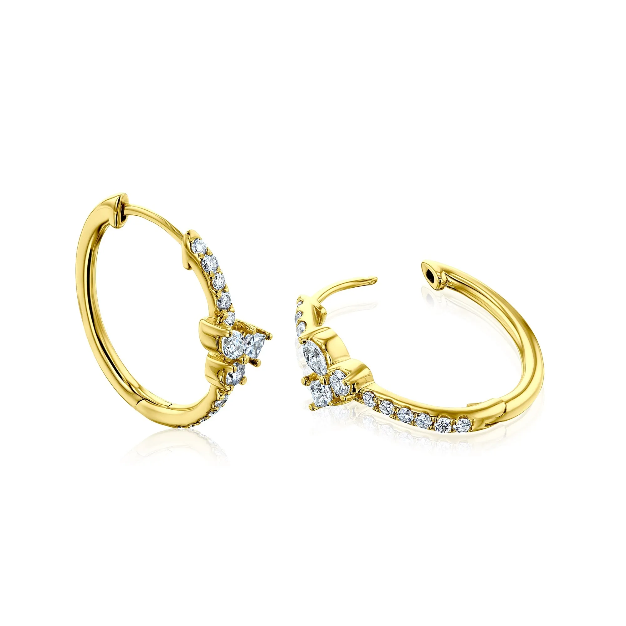 Budding Mixy Oval Hoops