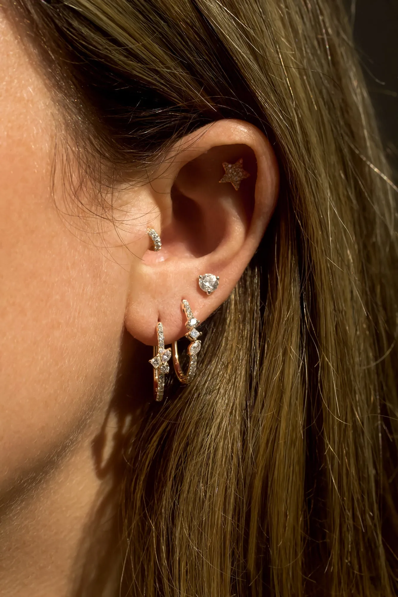 Budding Mixy Oval Hoops