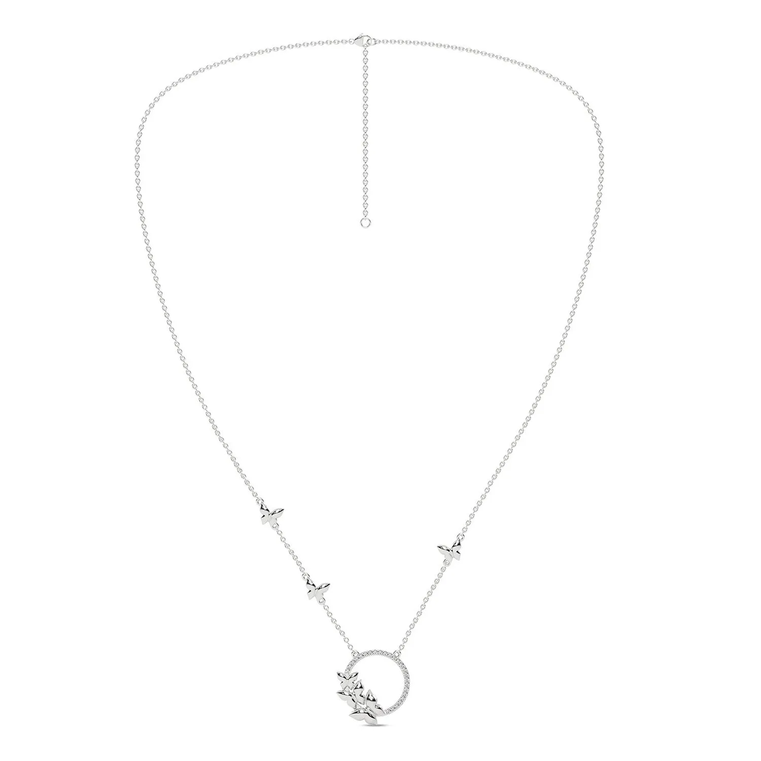 Butterfly Cluster Necklace
