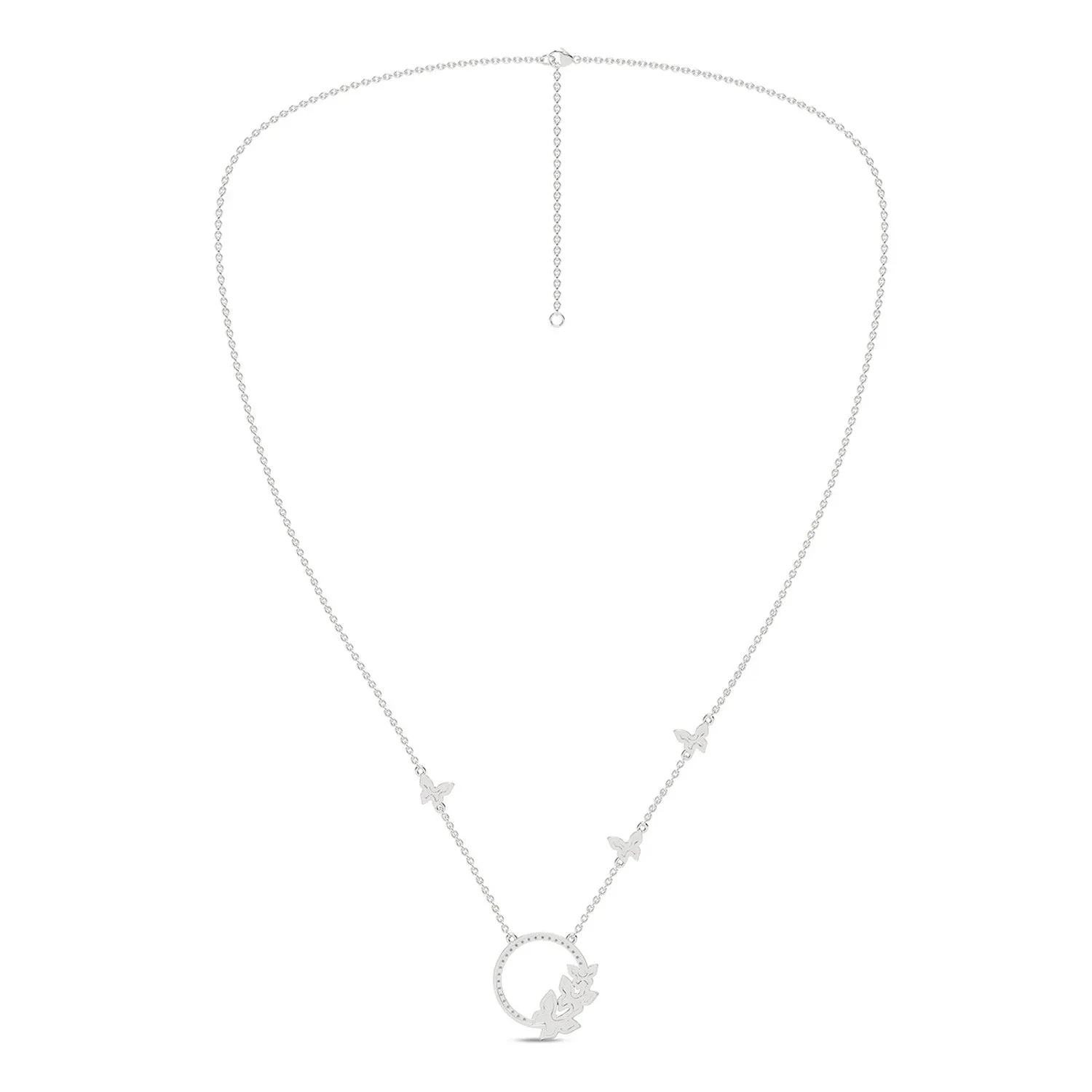 Butterfly Cluster Necklace