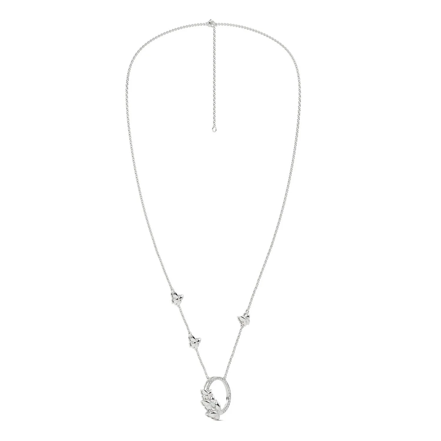 Butterfly Cluster Necklace