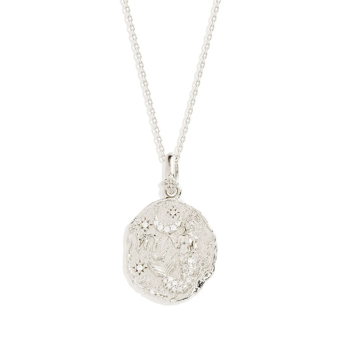 By Charlotte She Is Zodiac Necklace, Silver