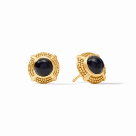 Cabochon Stud - Obsidian Black