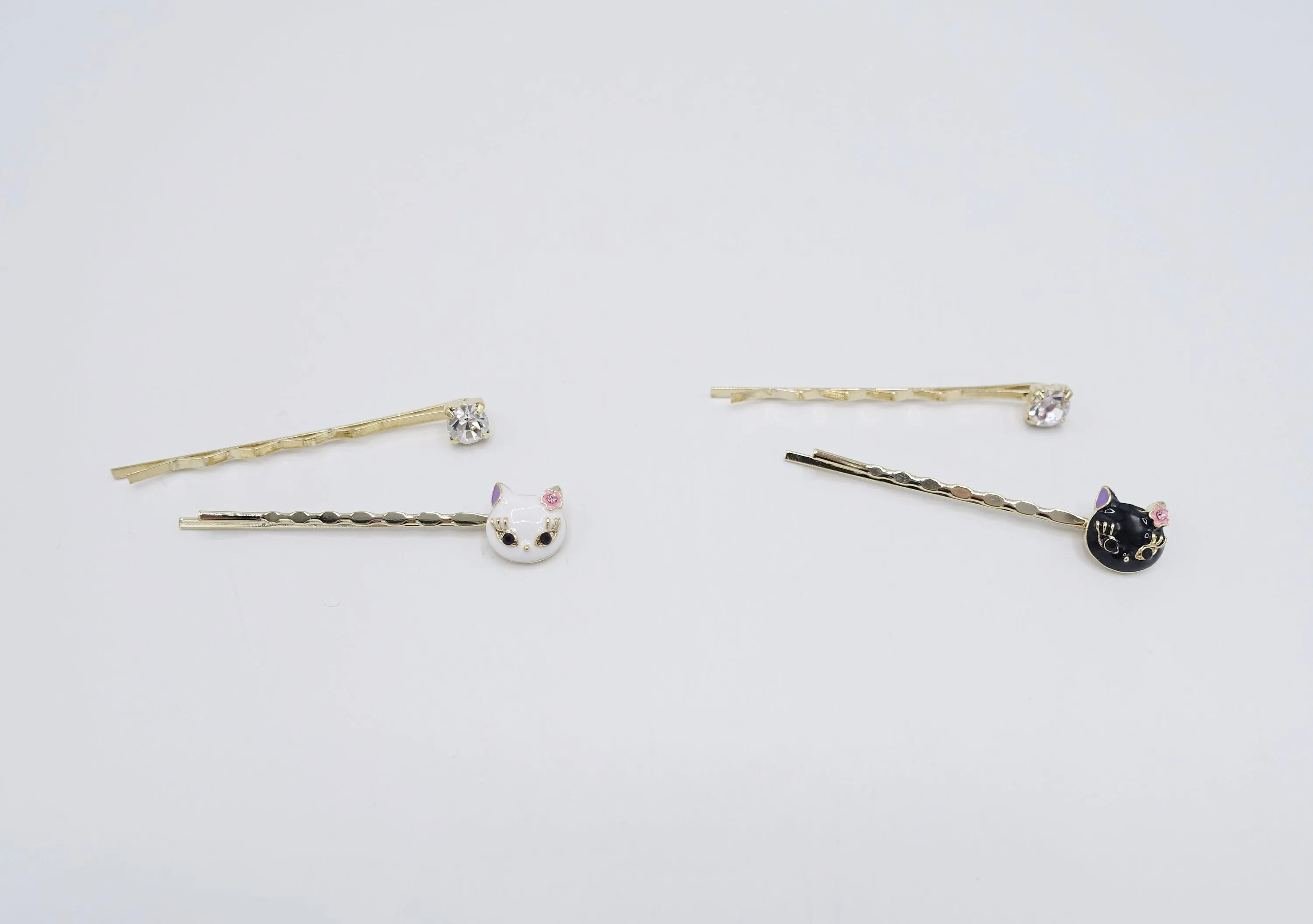 cat bobby pin set