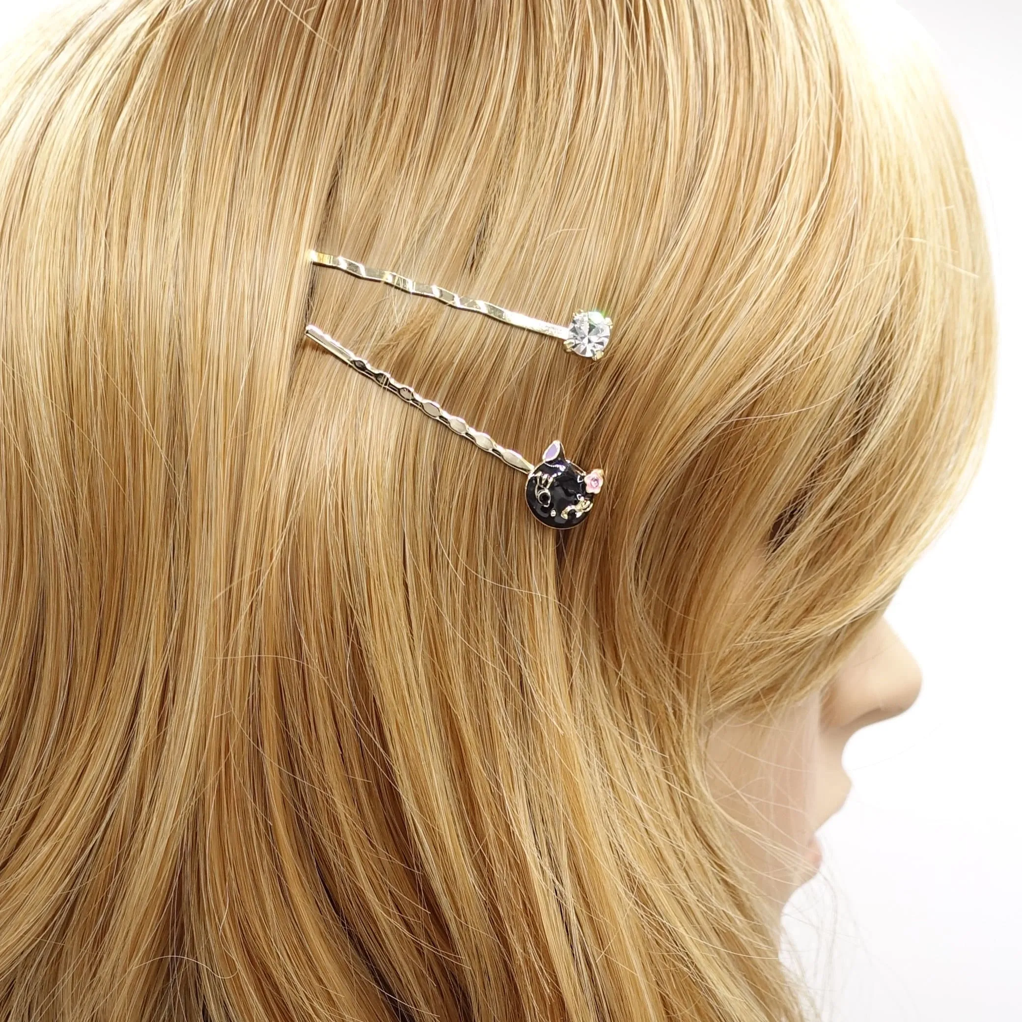 cat bobby pin set