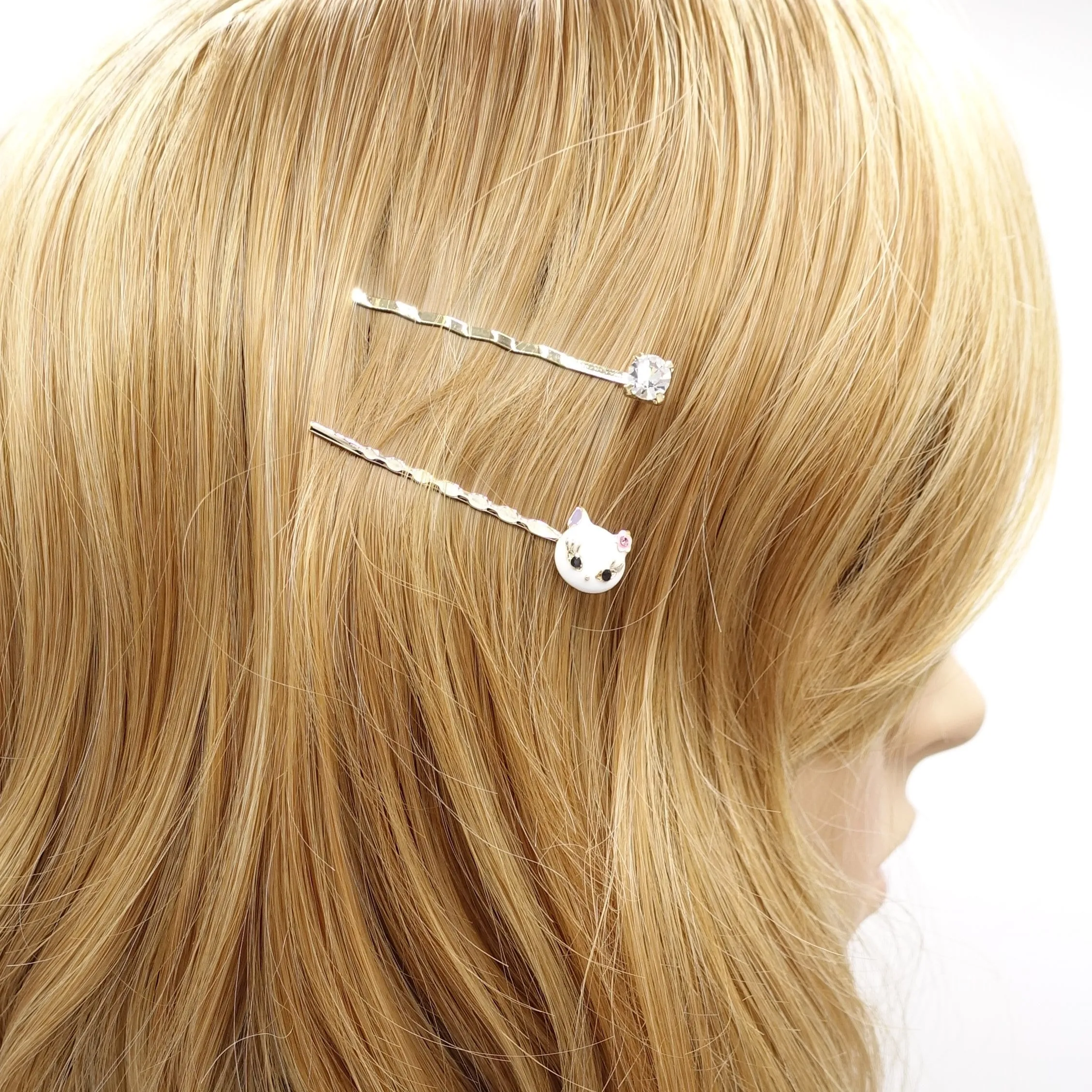 cat bobby pin set