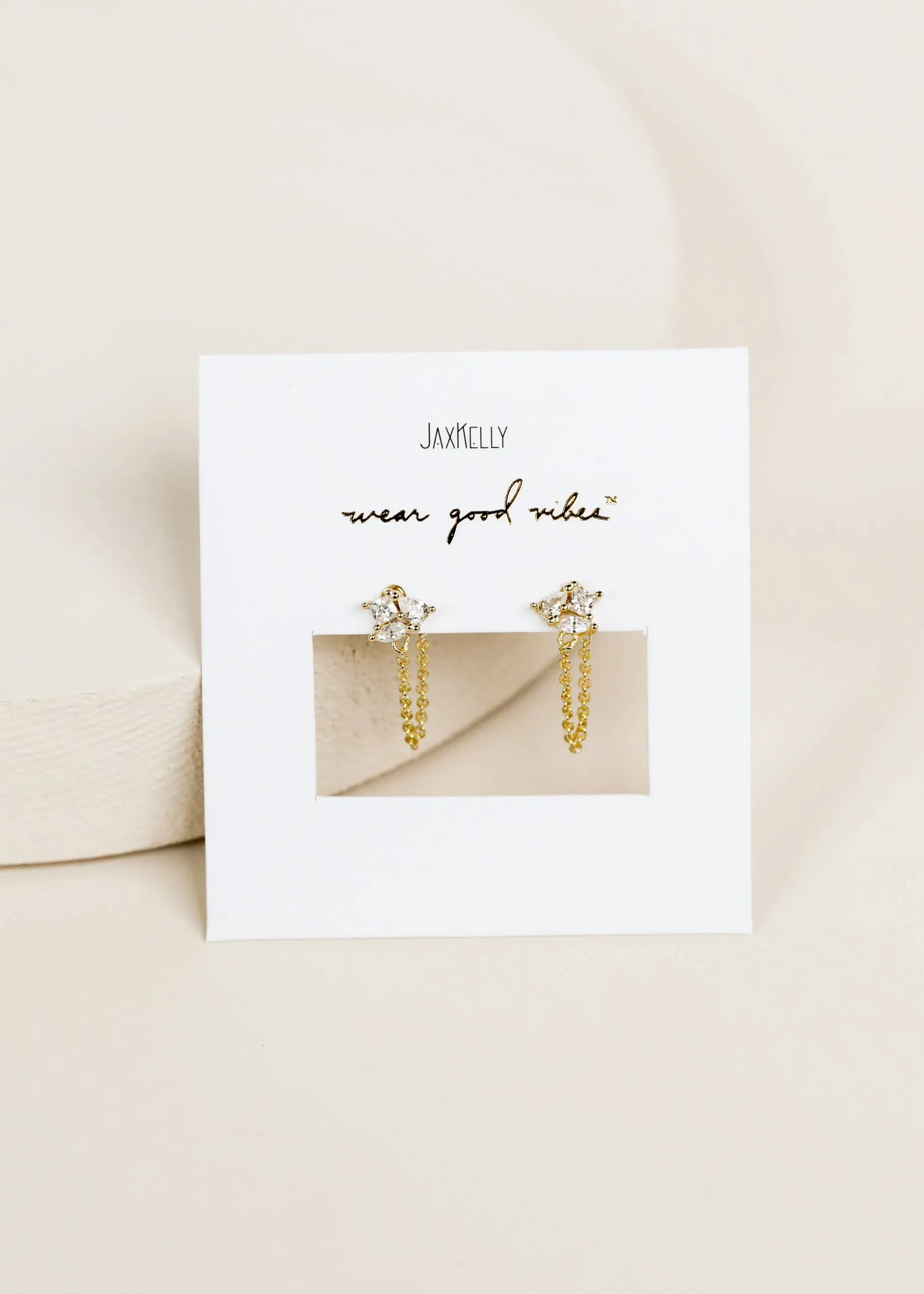 Chain Huggie - Cluster - Earring