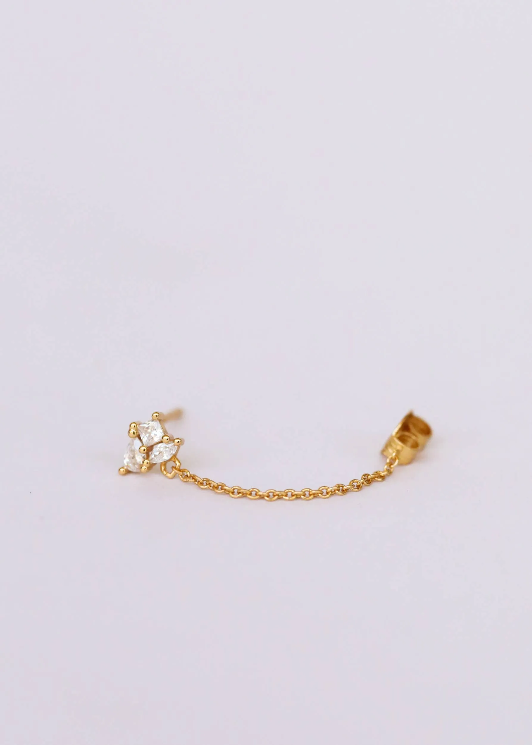 Chain Huggie - Cluster - Earring