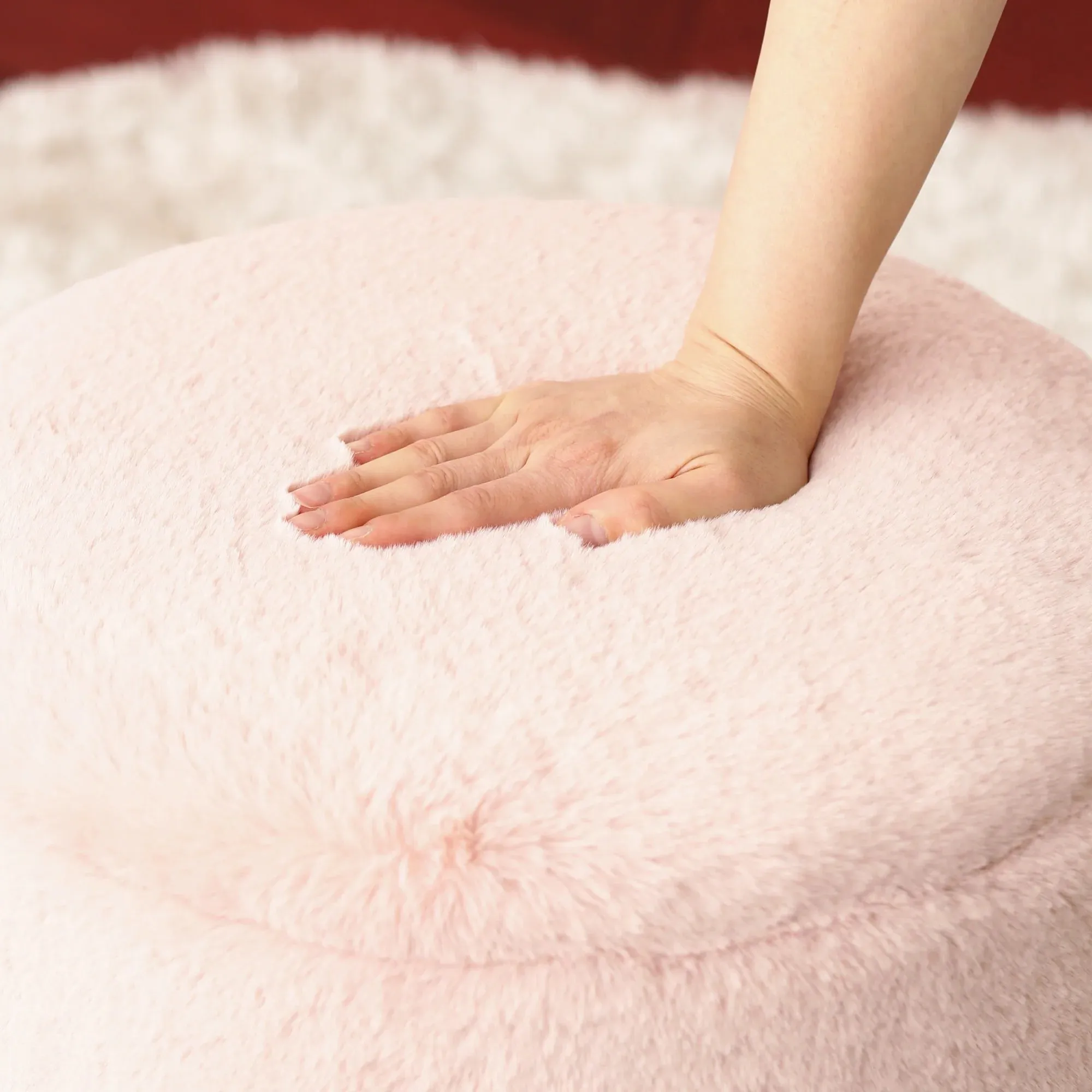 Chantilly Stool Pink (W350 × D350 × H410)