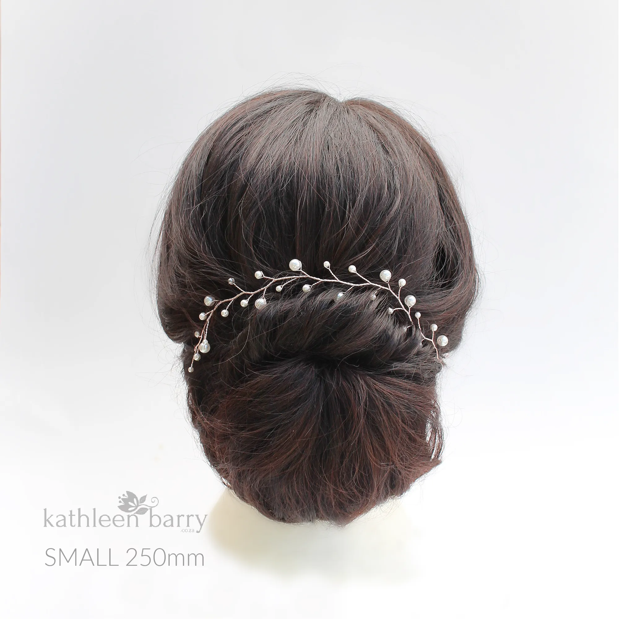 Cherize Bridal Pearl Hair Vine - Bridal wreath - Gold, silver, rose gold options FROM: